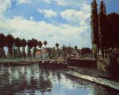 卡米耶 毕沙罗 : The Lock at Pontoise